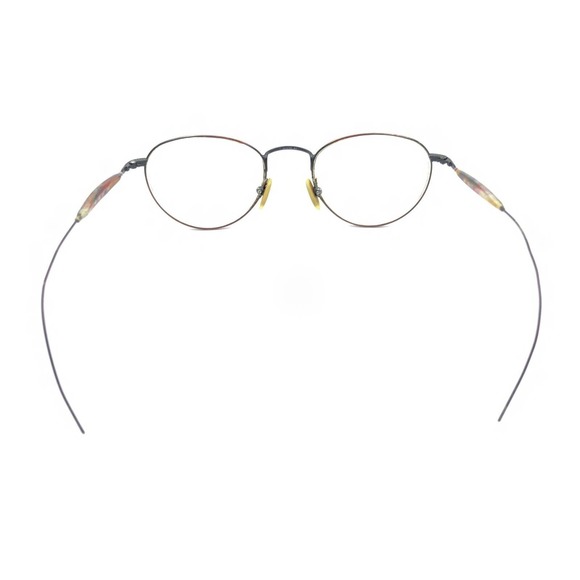 Gucci GG 1341 DR7 Brown Multicolor Metal Round Eyeglasses Frames 52-20 145 Italy - Picture 5 of 12